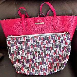 Guess Reversible purse with additional purse inside, 2 purses in one